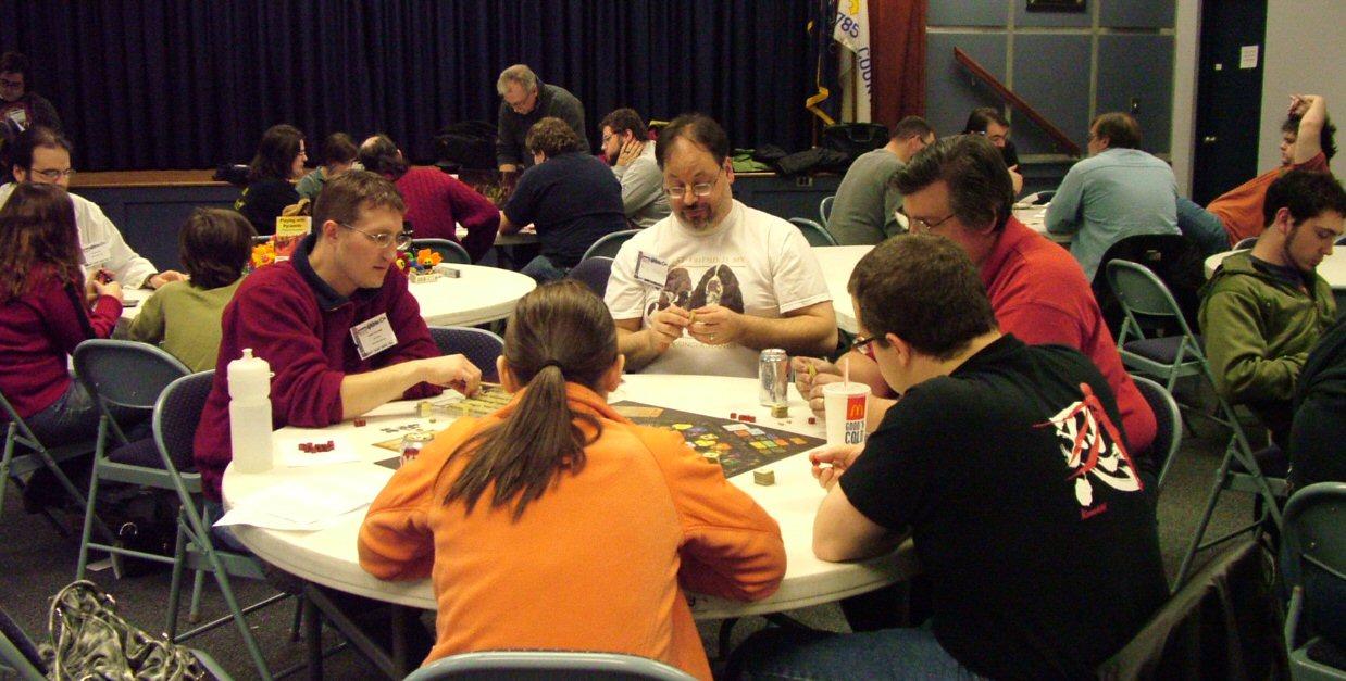John running the first game of Titan.